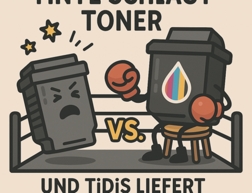 Tinte schlägt Toner – und TiDis liefert den Knockout.