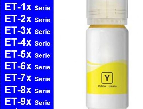 ER91Y Dokumentenechte Druckertinte – Dr. Inkjet 70ml YELLOW Druckertinte für Ecotankdrucker