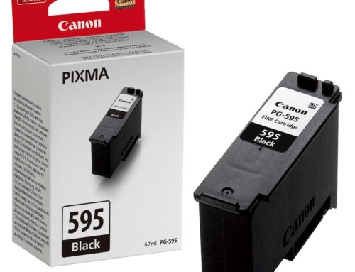 PG-595 schwarze Canon Druckerpatrone mit 6,7ml Inhalt für ca. 180 Seiten Druckleistung – 7171C001