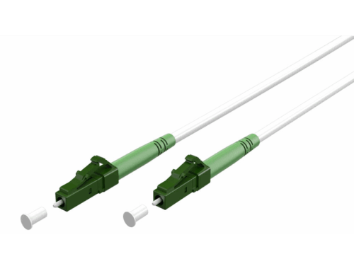 LC-APC Glasfaserkabel 2,0 m weiß