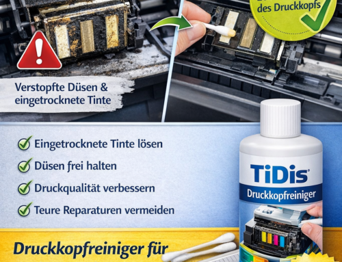 Warum ein sauberer Druckkopf länger lebt – und wie TiDis dabei hilft