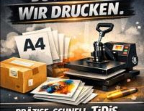 Kein Drucker? Wir drucken das für dich! Sublimationsdruck in A4 und Tassenformat